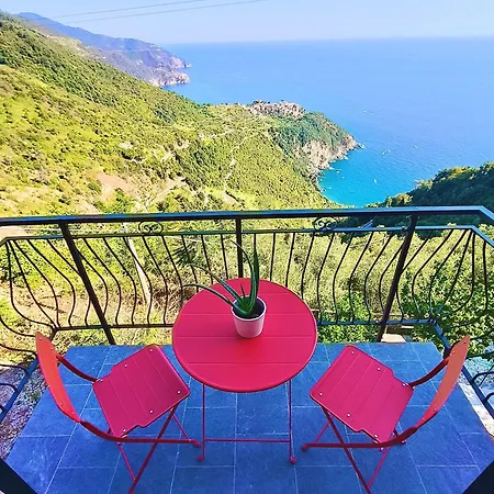 Cinque Terre Sea View With Terrace アパート ヴェルナッツァ